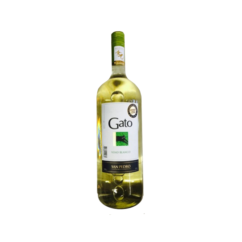 VINO GATO BOTELLON BLANCO 1.5 LT                  