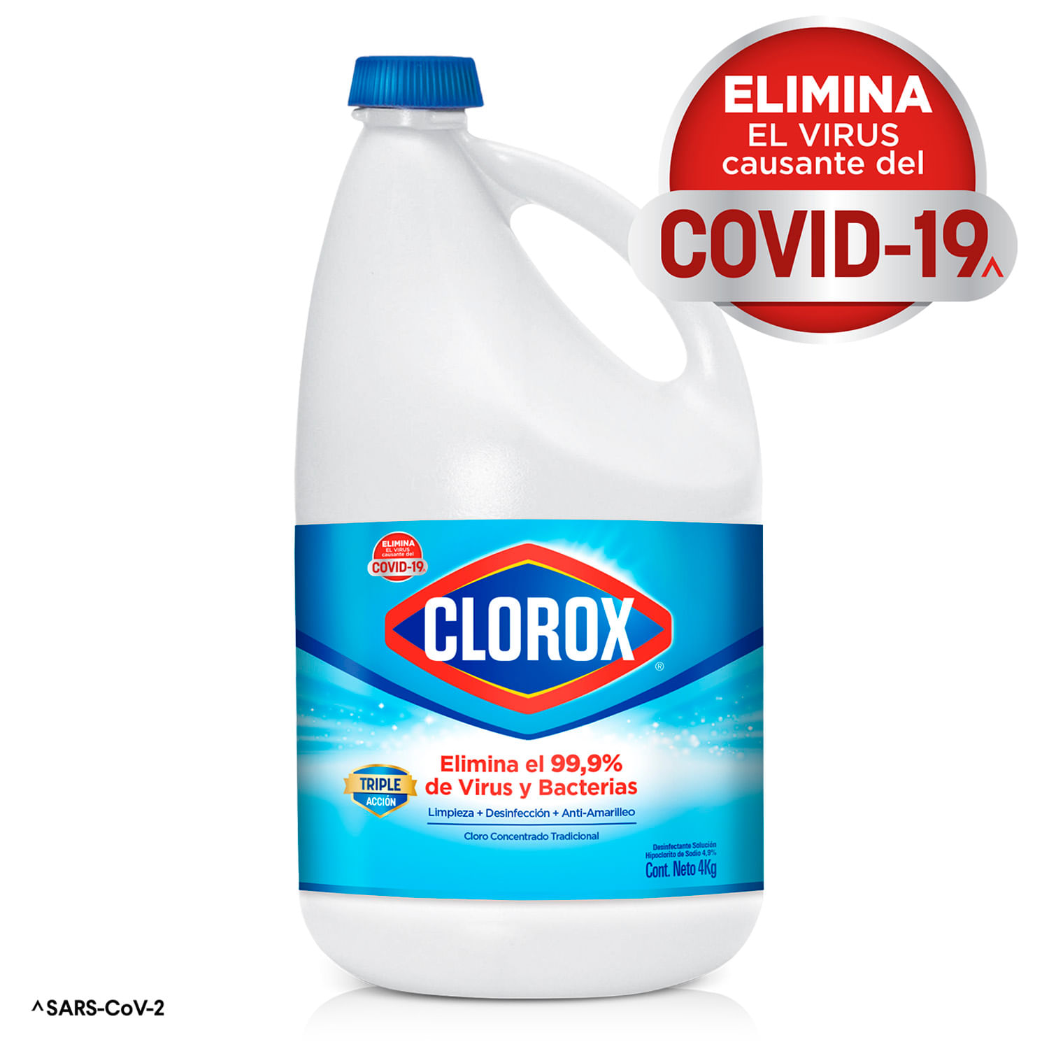 CLORO TRAD. CLOROX 4 LT                           