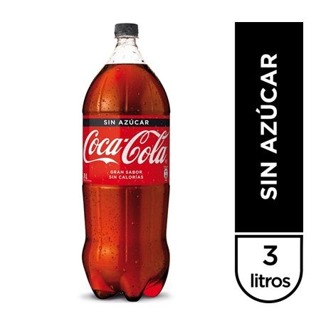 COCA COLA SIN AZUCAR 3 LTRS                       