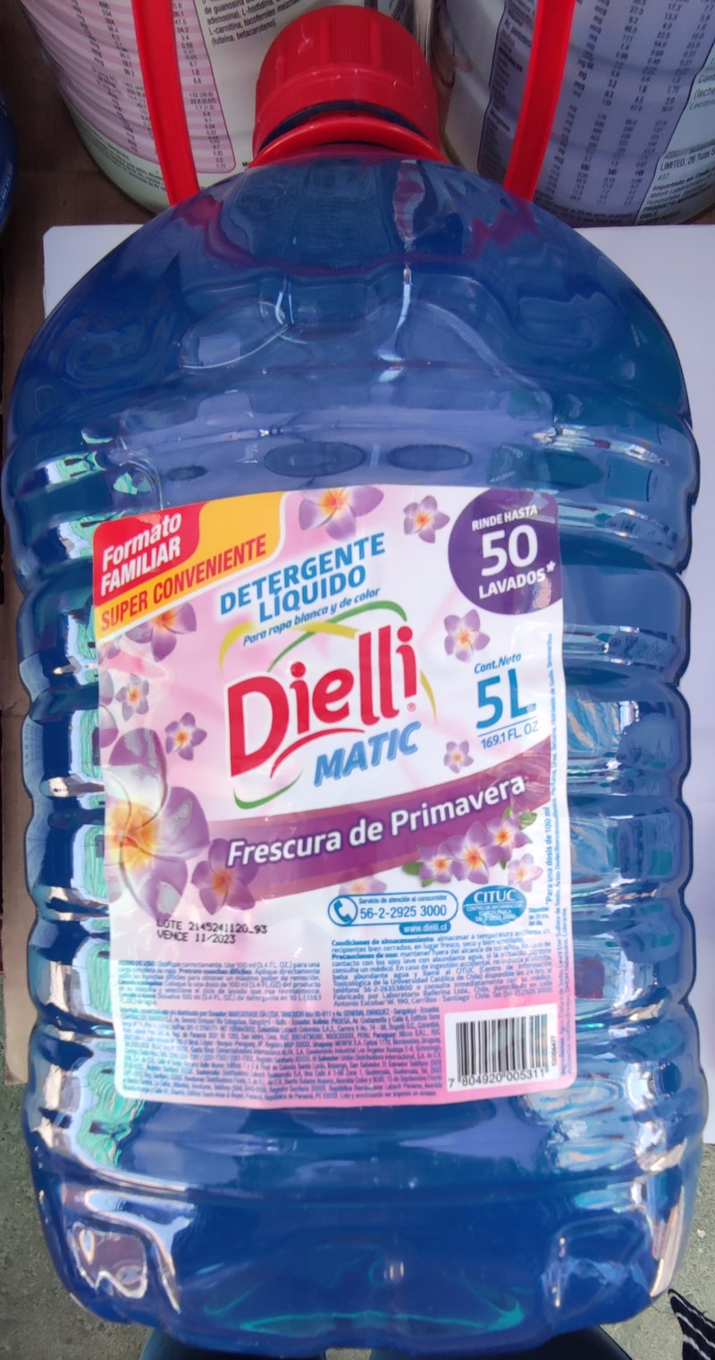 DET. LIQUIDO DIELLI   FCO 5 LT                    