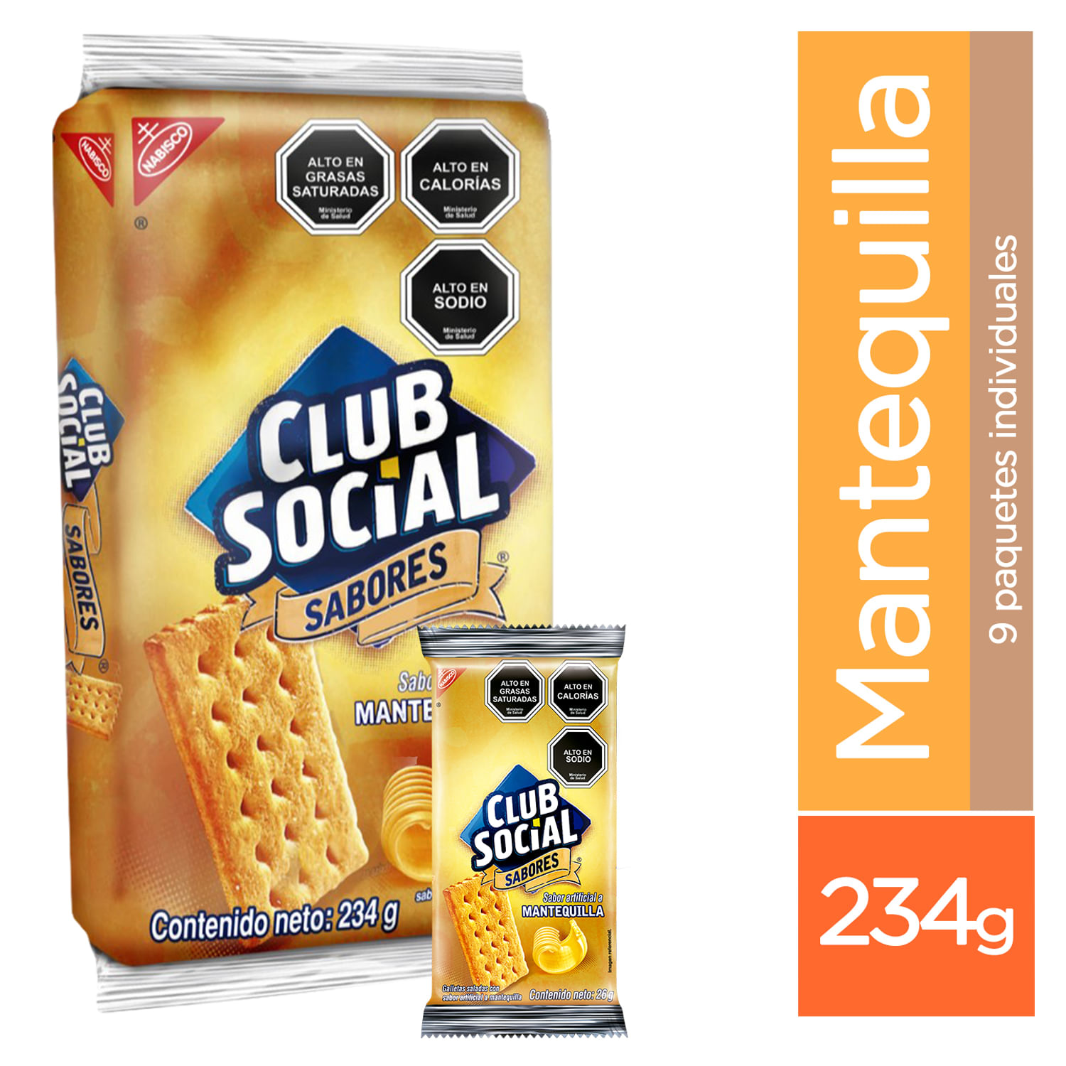 GALL. CLUB SOCIAL MANTEQUILLA 216 GRS             