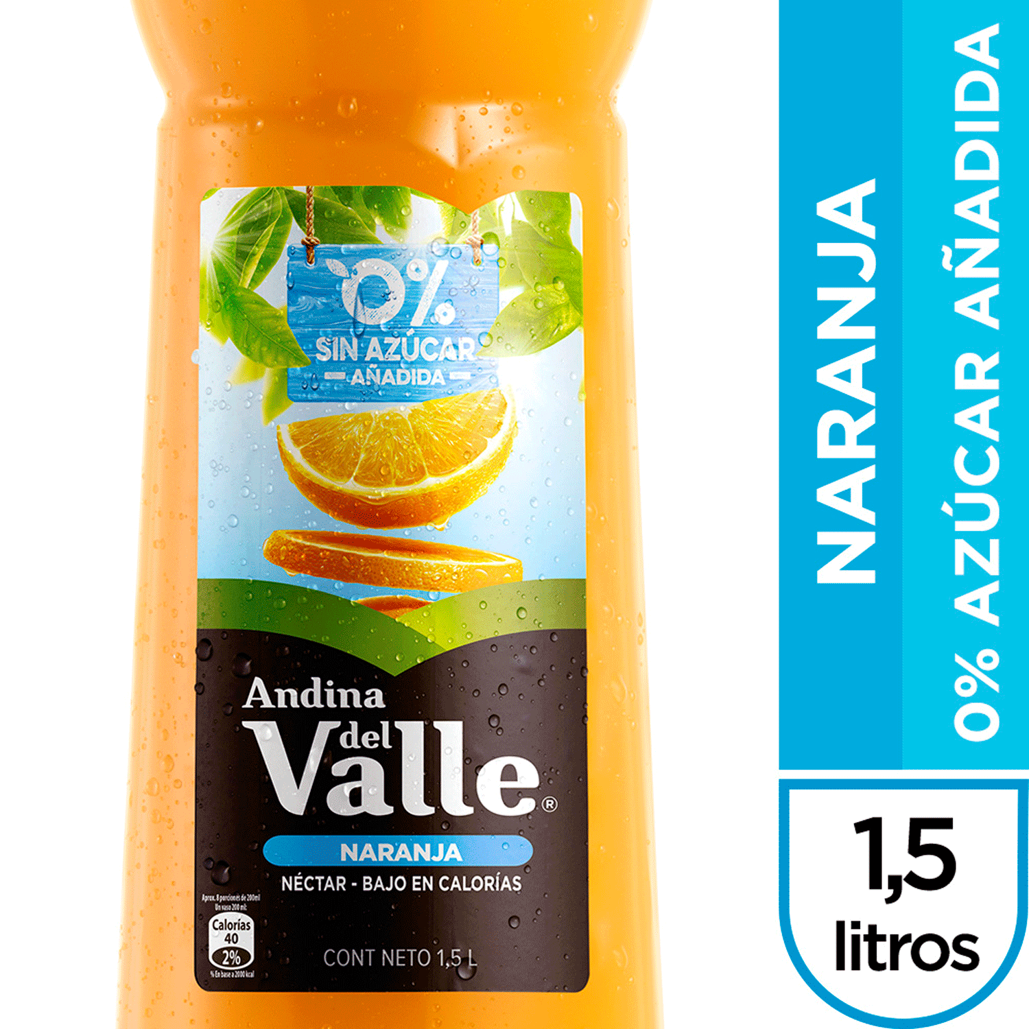NECTAR ANDINA NARANJA LIGHT 1.5 LT                