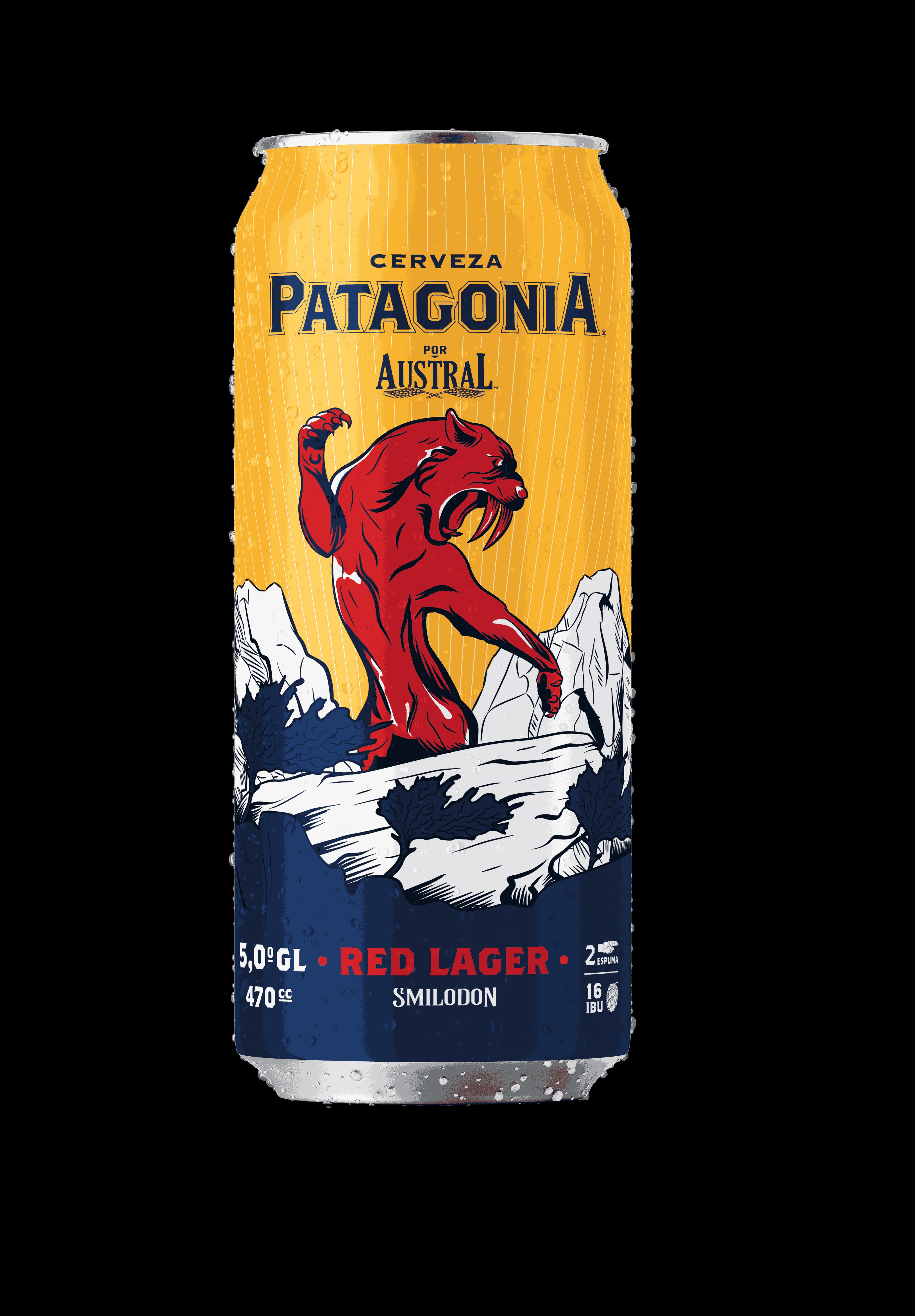 CERV AUSTRAL PATAGONA RED LAGER LATA 470CC        