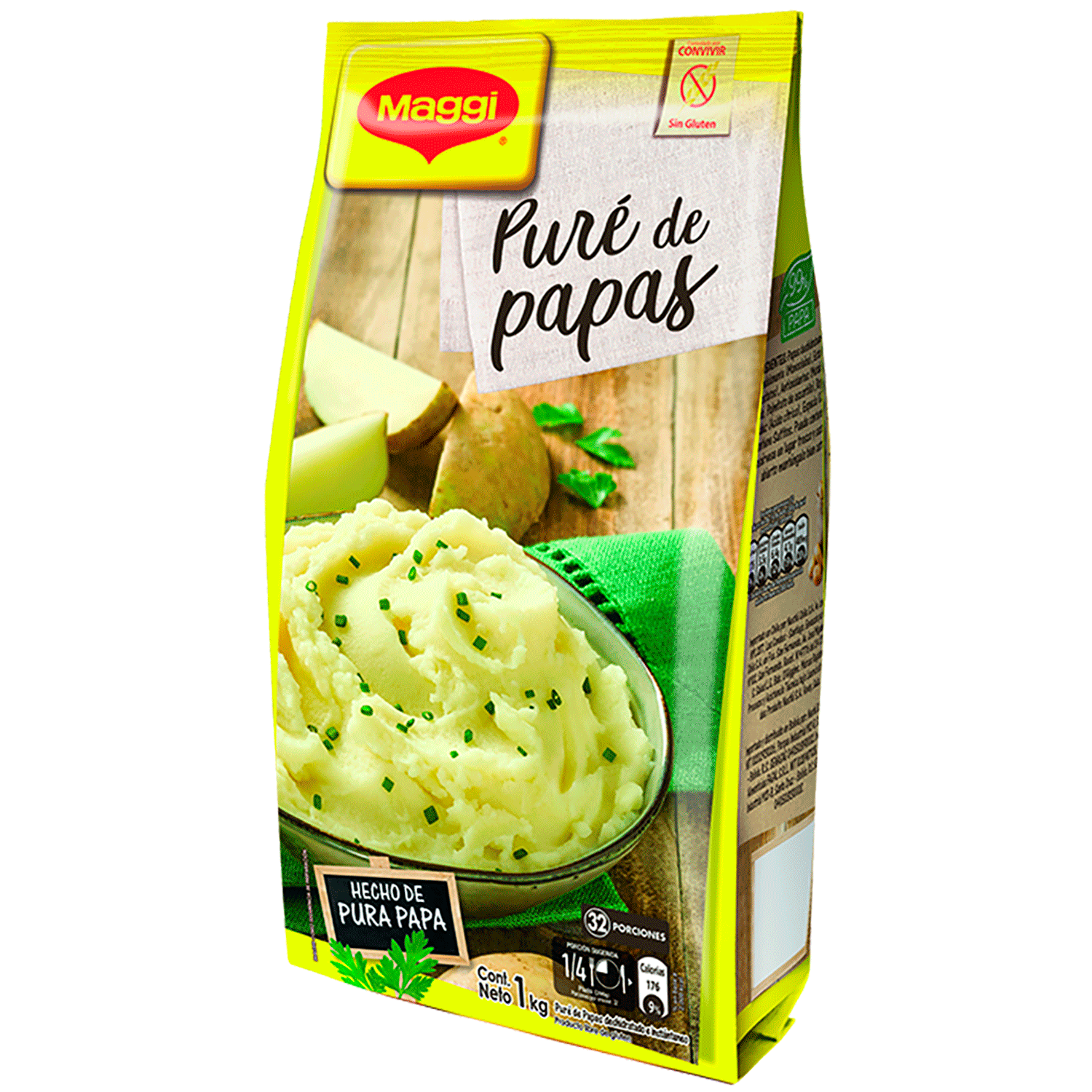 PURE DE PAPAS MAGGI BOLSA  1 KILO                 