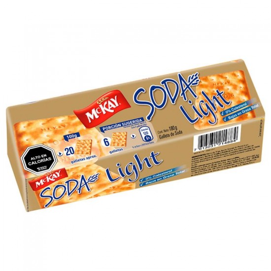 GALL. SODA LIGHT MCKAY 180G                       