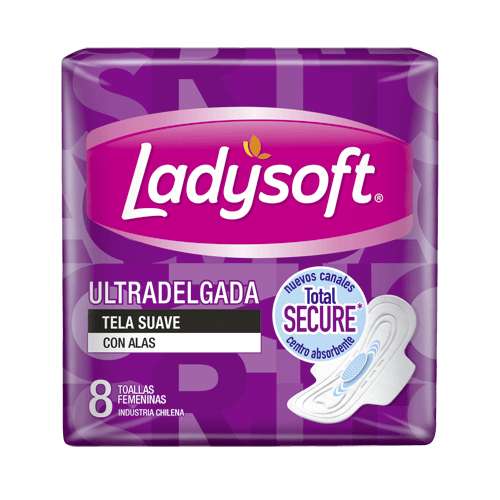 T HIG.LADYSOFT ULTRADEL.SUAVE C/A 8 UNID          